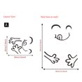 thumbnail image 4 of KITTEHIGM Kitchen Fridge Wall Sticker, Cute Sticker Fridge Happy Delicious Face Kitchen Fridge Wall Refrigerator Vinyl Stickers Cute Home Decor 1 Set Returned Items #09, 4 of 4