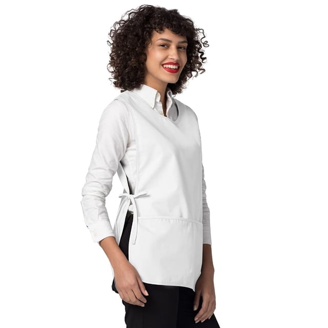 Adar Unisex Cobbler Apron (2 Pack) with 2 Pockets/Adjustable Ties - Available in 18 Colors