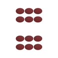 thumbnail image 1 of relayinert 6pcs/set Waterproof Place Mats Easy Wash Durable Elegant Non-Slide For Home And Restaurant Plastic Non- Slide Place Mat wine red 45*32.5cm 2Set, 1 of 6