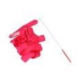 thumbnail image 2 of maskred 2 Meters Ribbon Wands Girls Rainbow Decorations Twirling Rod Stick Portable Birthday Party Stuffers Gymnastics Streamers for Rose Red, 2 of 6