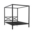thumbnail image 4 of DHP Remna Queen Metal Canopy Bed, Black, 4 of 7