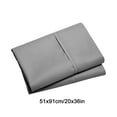thumbnail image 3 of yulier 2Pcs Microfiber Queen Pillow Cases, Solid Color Super Soft Skin-friendly Cozy Pillowcases with Envelope Closure, Wrinkle, Fade and Stain Resistant Pillow Covers, 20x36, Gray, 3 of 5