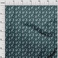 thumbnail image 3 of oneOone Polyester Spandex Teal Green Fabric Florals Sewing Craft Projects Fabric Prints By Yard 56 Inch Wide, 3 of 4