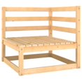thumbnail image 1 of vidaXL Garden Corner Sofa Solid Wood Pine, 1 of 1