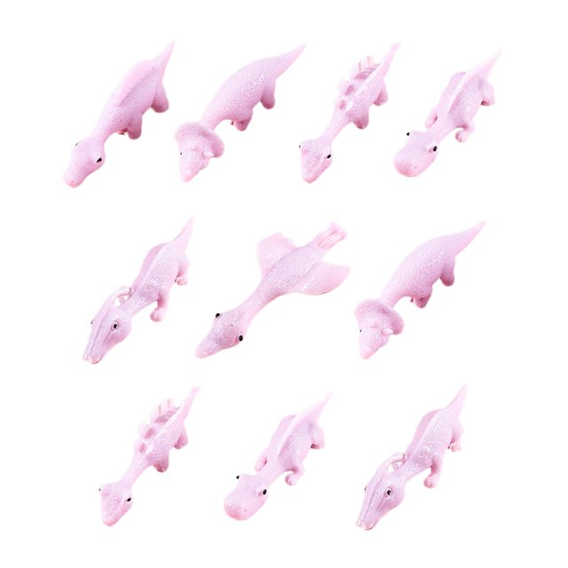 10 Pcs Remplisseurs de Sacs de Fête Doigts de Dinosaure Dino Jouets Extensibles Animaux pour Violet