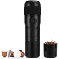 thumbnail image 1 of Cafetière Électrique, Machine à Café Portable Autochauffante USB/allume-Cigare avec Capsule de Café Réutilisable, Convient à la Voiture, à la Maison, au Bureau (Noir), 1 of 5