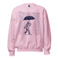thumbnail image 3 of Bigfoot with Umbrella in Rain - Unisex Sweatshirt, 3 of 4