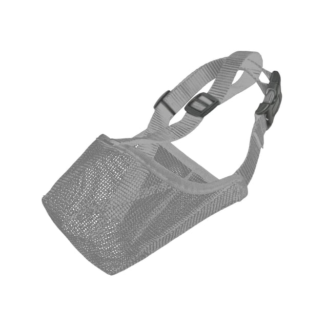 TISHITA Muzzle for Dog Adjustable Breathable Anti Bite Portable Cage Muzzles Comfortable Gray Large