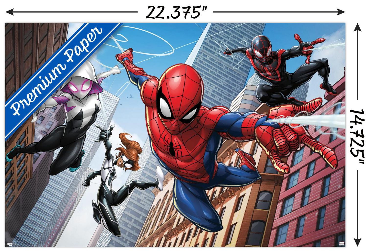 Marvel Comics - Spider-Man Web Heroes Wall Poster, 22.375" x 34"