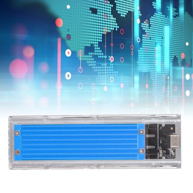 Carte de Conversion de Port, Taux de Transmission 10Gbps Adaptateur de Disque Dur Externe Haute Compatibilité pour pour OS X pour Linux Bleu,Rouge,Argent,Noir