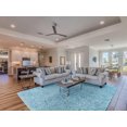 thumbnail image 3 of New Flokati 1400gr 8' x 10' Area Rug, Pastel Blue, 3 of 6