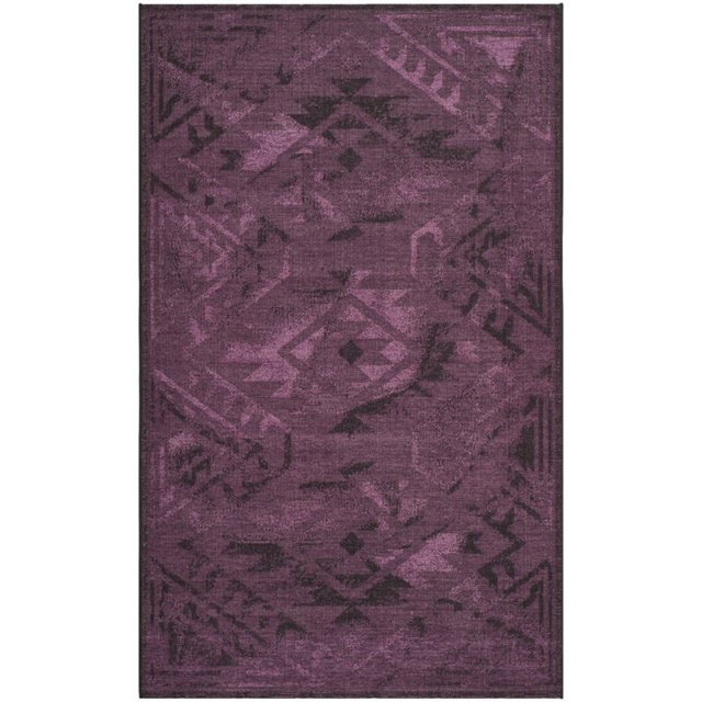 Safavieh Palazzo Collection PAL122-56C7 Black and Purple Area Rug (8' x 11')