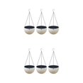 thumbnail image 2 of Wweixi 3pieces Stylish Planters For Hanging Pot Flower Plant Hanging Garden beige S 2Set, 2 of 6