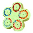 thumbnail image 3 of Bunblic Rotating Bean Cube Educational Toys Creative Handheld Toy Sensory Toy Puzzle for Green, 3 of 8