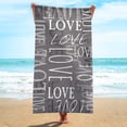 thumbnail image 4 of CEHVOM Microfiber Beach Towel Super Lightweight Colorful Bath Towel Sandproof Beach Blanket Multi-Purpose Towel For Travel Swimming Pool 30x60 Inch Clearance, 4 of 7