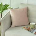 thumbnail image 4 of Coussin Décoratif Uni en Velours, Coussin Carré, Coussin pour Sofa, 4 of 8