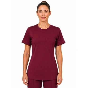 FLEX SCRUBS™ Ladies Round Neck Scrub Top