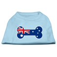 thumbnail image 1 of Chemises à Motif Drapeau Australien en Forme d'Os Bleu Bébé TTTG(20), 1 of 1