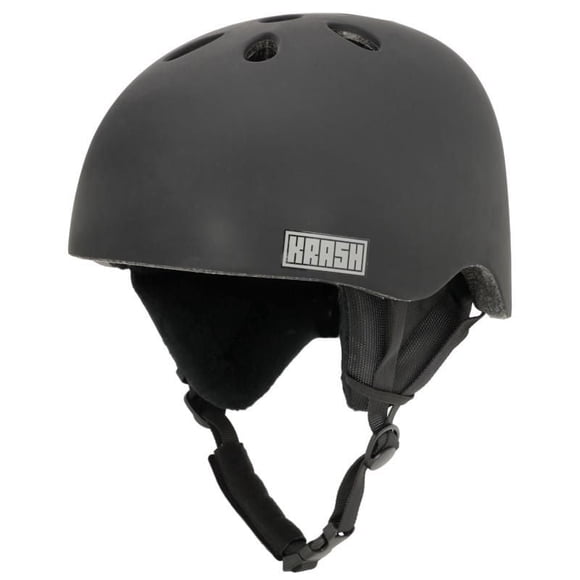 KRASH ADULT SNOW HELMET BLACK