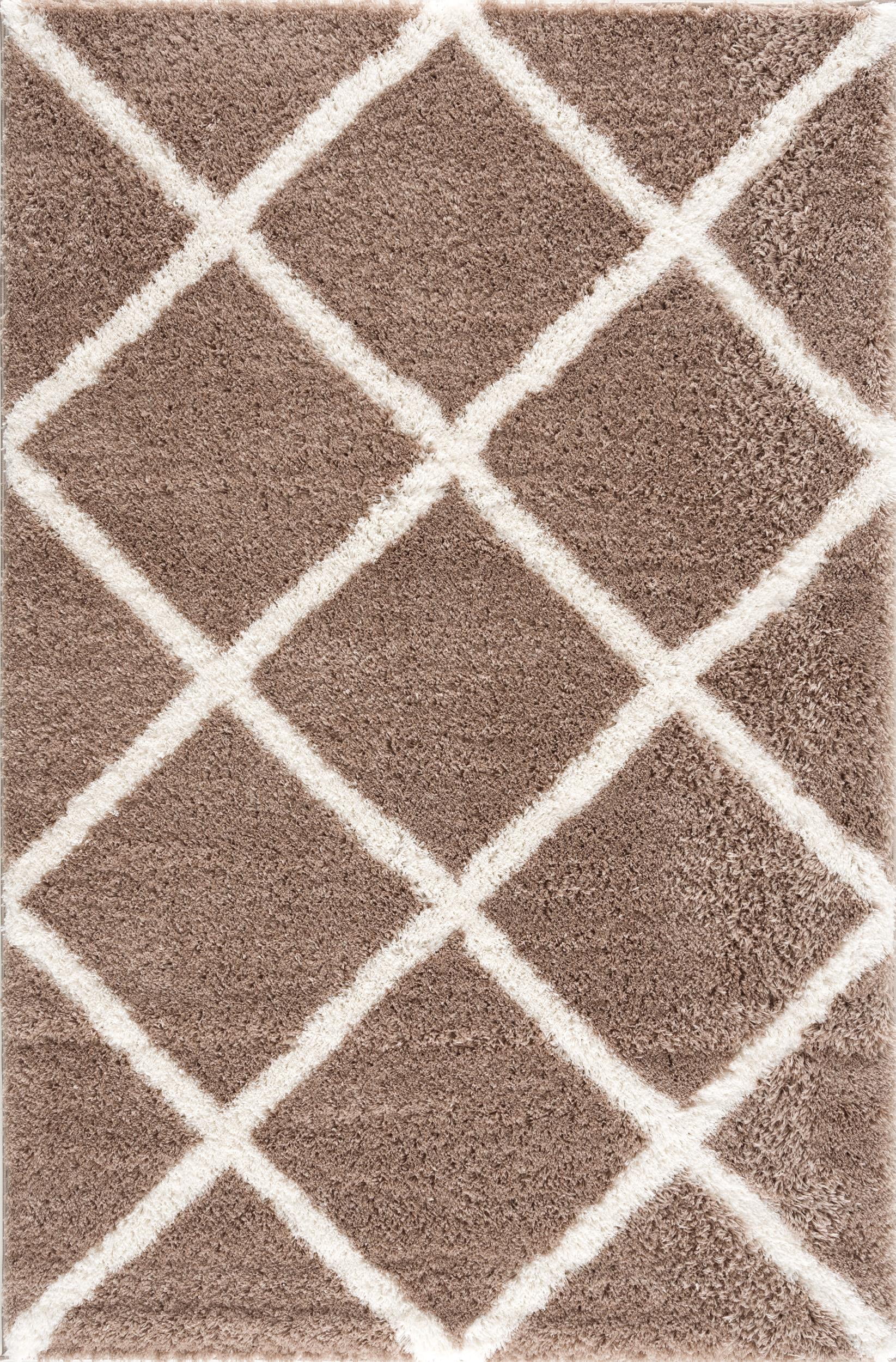 Rug Branch Retro Collection Modern Trellis Area Rug