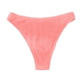 thumbnail image 5 of Maillot de Bain pour Femmes - Bas de Bikini pour Femmes, Bas de Maillot de Bain Côtelée Échancrée Taille Mi-Haute, Bas de Maillot de Bain, Bikini Femme, 5 of 5