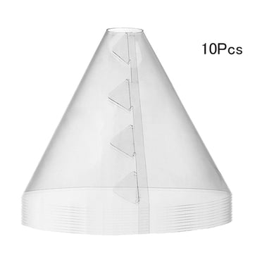 CEHVOM Garden Cloches For Plant-Reusable Plastic Plant Bell Cover-Connectable Transparent Plant Covers For Protection Vegetables Seed From Frost Animals Clearance