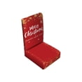 thumbnail image 2 of HOZADOIE Decorative Chairs Covers Christmas Dining Room Chair Covers Stretch Chair Slipcovers Protector Washable Kitchen Chair Cover for Dining Room Christmas Decor Holiday Party Chair Cover Red, 2 of 6