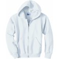 thumbnail image 2 of Hanes Comfortblend EcoSmart Chandail à Capuchon à Fermeture Éclair Intégrale pour Enfants, TP, Blanc, 2 of 4