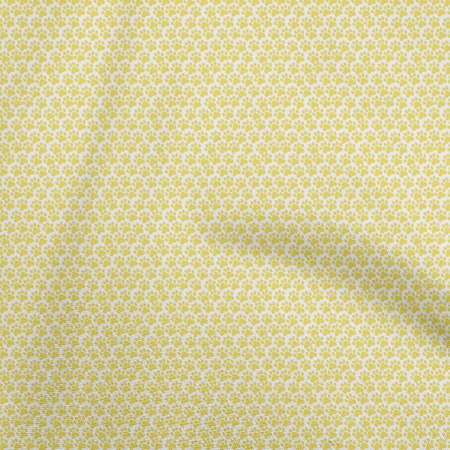 oneOone Rayon Yellow Fabric Animal Sewing Material Print Fabric By The Yard 56 Inch Wide