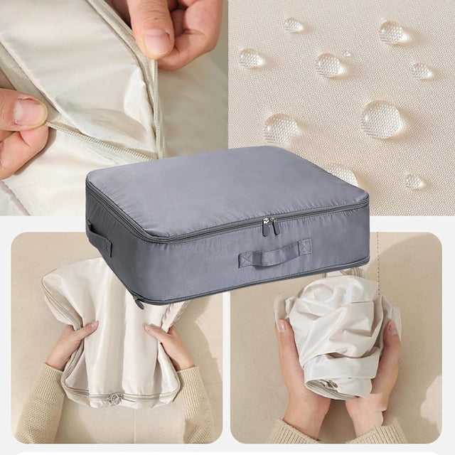 Sateen Quilt Down Jacket Storage Bag Compression Bag Silk Quilt Finishing Bag Down Jacket And Bedding Storage Bag B