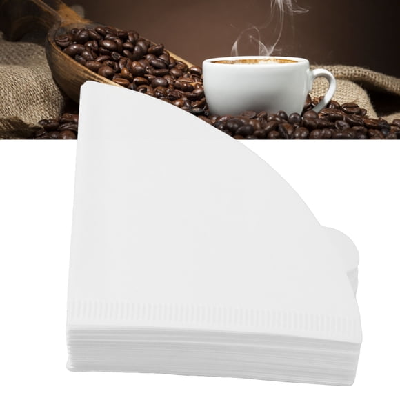 100pcs Coffee Filters,  Coffee Filter Paper Cone, 100 Count, Soft Texture for Drip Coffee Maker, Coffee Machines