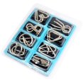 thumbnail image 1 of Brain Teaser Magic Educational Intellectual IQ Test Chinese Rings Metal Puzzles Brain Puzzles, 1 of 4