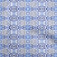 thumbnail image 1 of oneOone Polyester Spandex Blue Fabric Abstract Line Sewing Material Print Fabric By The Yard 56 Inch Wide, 1 of 4