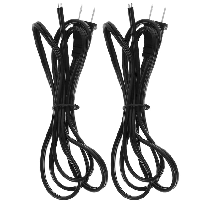 2 Pcs Cordon d'Alimentation CA Rallonge d'Appareil Rallonge à 2 Broches Cordon d'Alimentation pour Lave-Vaisselle