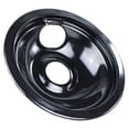 thumbnail image 4 of Certified Appliance Accessories Replacement Drip Bowls Style A 2 Large 8 Inch & 2 Small 6 Inch for Whirlpool Kenmore Frigidaire & Maytag Electric Ranges Black Porcelain, 4 of 5