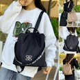 thumbnail image 2 of TIEVOSA Multifunctional Women's Travel Backpack Fashionable Decoration Travel Clothing and Matching Bag Large Capacity Adjustable Single Shoulder Strap Anti Lost Items, 2 of 7