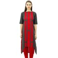 thumbnail image 1 of Phagun Tunique de Créatrice en Coton Indien pour Femme, Ourlet Asymétrique, Kurti, Tenue Décontractée, Kurta, 1 of 7