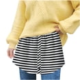 thumbnail image 1 of Birdeem Womens Layered Tiered Sheer Stripe Printing Extender Half Slip Plus Size Skirt, 1 of 9