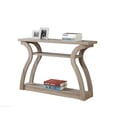 thumbnail image 1 of Monarch Specialties Accent Table, Console, Entryway, Narrow, Sofa, Living Room, Bedroom, Laminate, Brown, Contemporary, Modern, 1 of 2