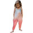 thumbnail image 1 of LSLJS Combinaison à Bretelles pour Tout-Petits Girls Enfants Impression Jumpsuit Summer Outfits Clothes, Girls' Jumpsuits & Rompers Summer Clothes, 1 of 5