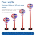 thumbnail image 3 of Jouets Jouets pour Bébé Basketball Système de But Sportif Enfants Panneau de Basketball Cerceau Hauteur Réglable - Jouets Éducatifs pour Garçons Filles, 3 of 5