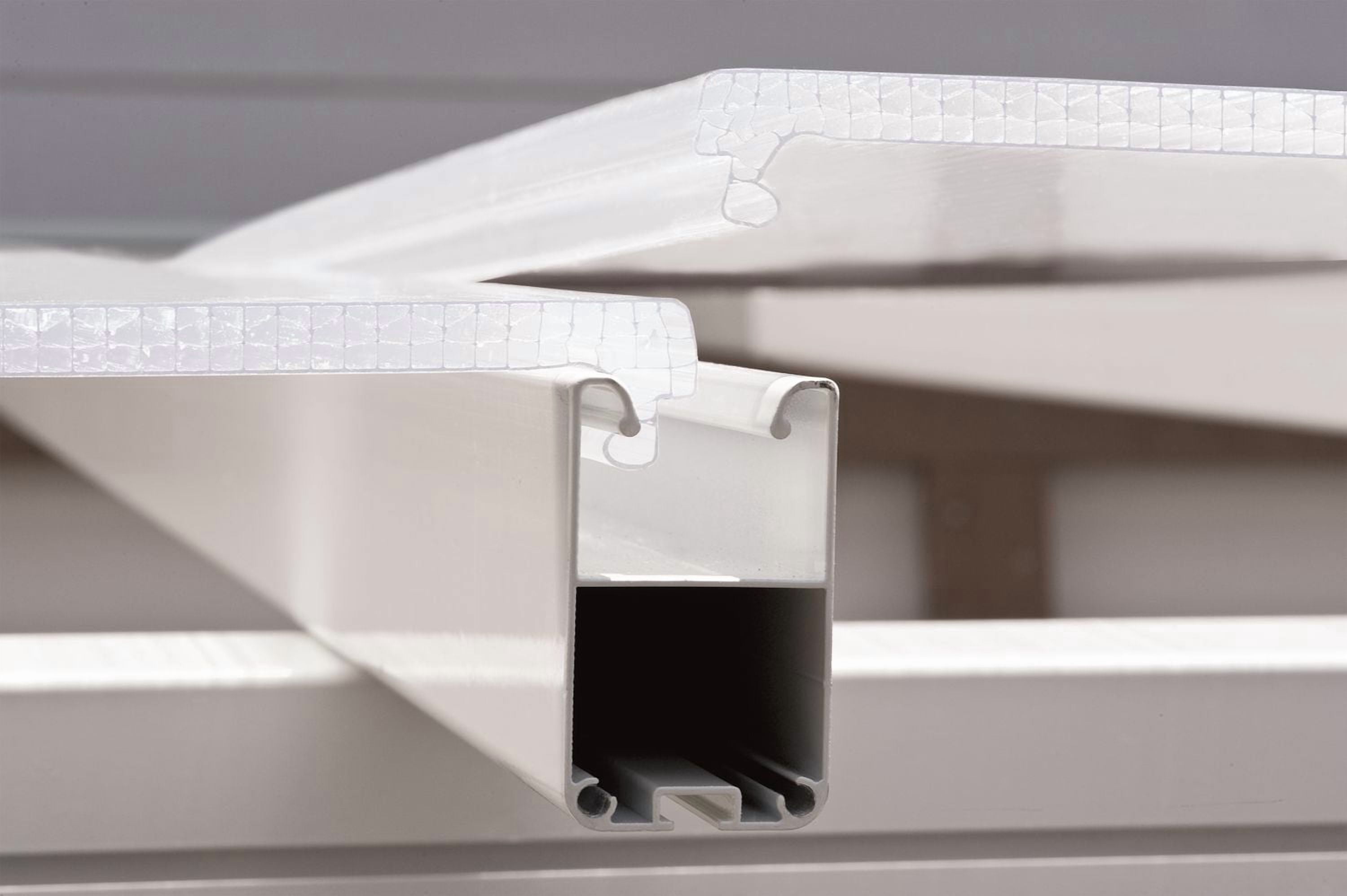 CANOPIA par PALRAM SanRemo Solarium, enceinte de patio et solarium 10 pi x - Blanc