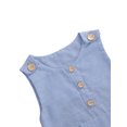 thumbnail image 4 of Kmbangi Bébé Garçon Fille Jumper Sans Manches Combinaison à Rayures, 4 of 8