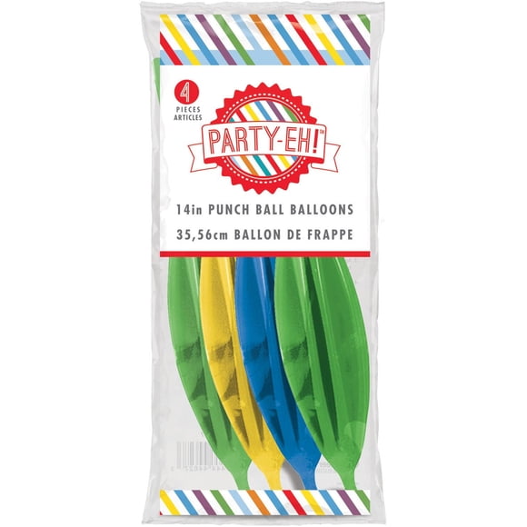 Ballons de frappe en latex de PARTY-EH! de 14 po