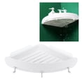 thumbnail image 3 of Shower Shelf, Storage Rack With Hook Shower Organizer, Bathroom Shower Accessories for Bathroom Home Gray,White, 3 of 8