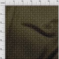 thumbnail image 3 of oneOone Cotton Poplin Chocolate Brown Fabric Abstract Irregular Lines Sewing Craft Projects Fabric Prints By Yard 56 Inch Wide, 3 of 4