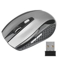 thumbnail image 3 of Souris de Jeu Sans Fil DPI Réglable 2,4 g 6 Boutons DPI Réglable Souris Sans Fil; Souris Optique pour Portable Cahier PC, Gris, 3 of 8