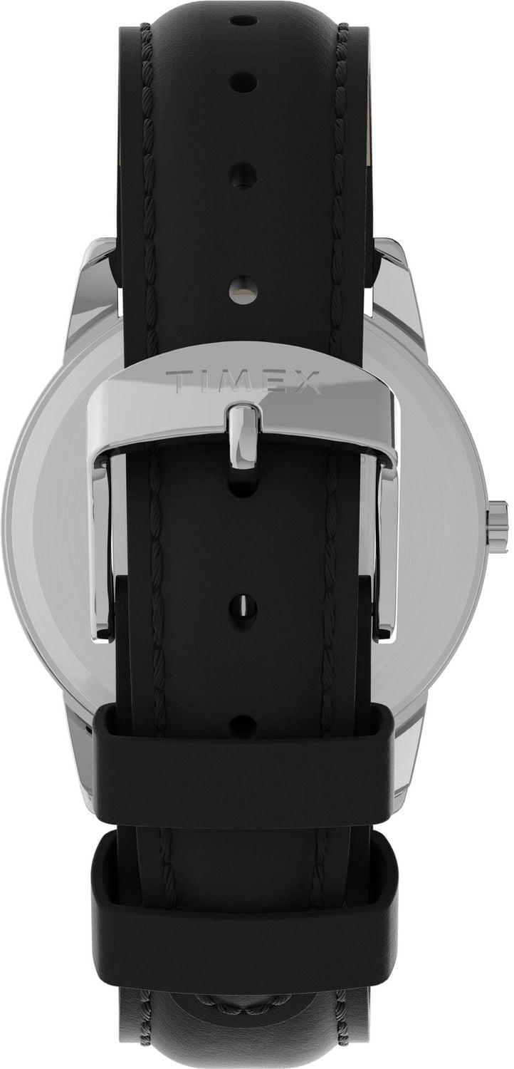 Timex® Easy Reader® Leather Strap Watch