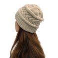 thumbnail image 3 of TIMIFIS Bonnets pour Femmes Bonnets d'Hiver Tricotés Extensibles Chauds Épais, 3 of 3