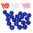 thumbnail image 4 of jinwen 20 Pcs Balles de Golf Creuses Perforées Entraînement Pratique Balle de Tennis - Orange, 4 of 8